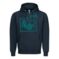 Navy chet faker müsic Zipper Hoodie - linhVisuals