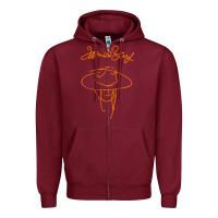 Burgundy james bay müsic Zipper Hoodie - linhVisuals