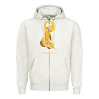Oatmeal Heather james bay müsic Zipper Hoodie - linhVisuals