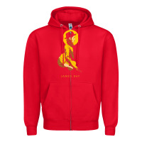 Red james bay müsic Zipper Hoodie - linhVisuals