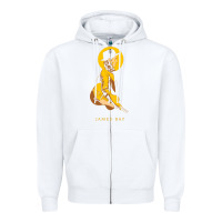 White james bay müsic Zipper Hoodie - linhVisuals