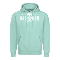 Seafoam jelly roll  rap müsic Zipper Hoodie - linhVisuals