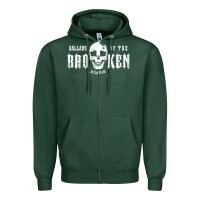 Sports Green jelly roll  rap müsic Zipper Hoodie - linhVisuals