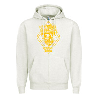 Oatmeal Heather jelly roll  rap müsic Zipper Hoodie - linhVisuals