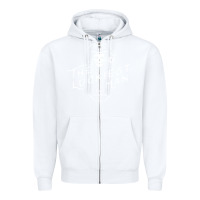 White the wood brothers blues Zipper Hoodie - linhVisuals