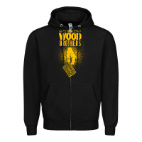 Black the wood brothers blues Zipper Hoodie - linhVisuals