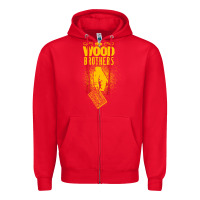 Red the wood brothers blues Zipper Hoodie - linhVisuals