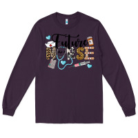 Plum Western Future Nurse Long Sleeve Tee - LillyAllenDesigns