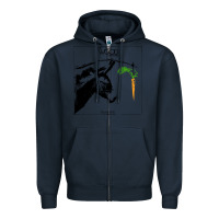 Navy the wood brothers blues Zipper Hoodie - linhVisuals