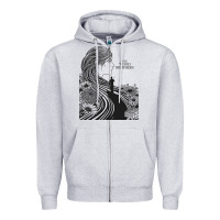 Heather Grey the wood brothers blues Zipper Hoodie - linhVisuals