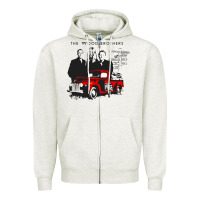 Oatmeal Heather the wood brothers blues Zipper Hoodie - linhVisuals
