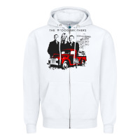 White the wood brothers blues Zipper Hoodie - linhVisuals