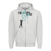 Dove Grey the wood brothers blues Zipper Hoodie - linhVisuals