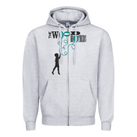 Heather Grey the wood brothers blues Zipper Hoodie - linhVisuals