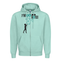 Seafoam the wood brothers blues Zipper Hoodie - linhVisuals