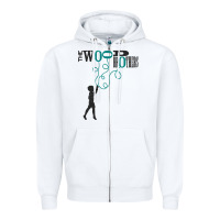 White the wood brothers blues Zipper Hoodie - linhVisuals