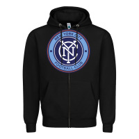 Black the-new-york-city-fc Zipper Hoodie - linhVisuals