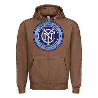 Chestnut the-new-york-city-fc Zipper Hoodie - linhVisuals