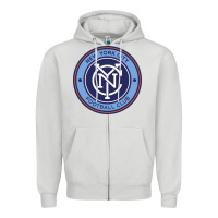 Dove Grey the-new-york-city-fc Zipper Hoodie - linhVisuals