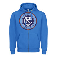 True Royal the-new-york-city-fc Zipper Hoodie - linhVisuals