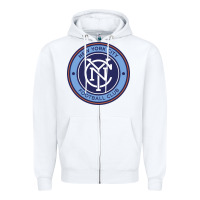 White the-new-york-city-fc Zipper Hoodie - linhVisuals