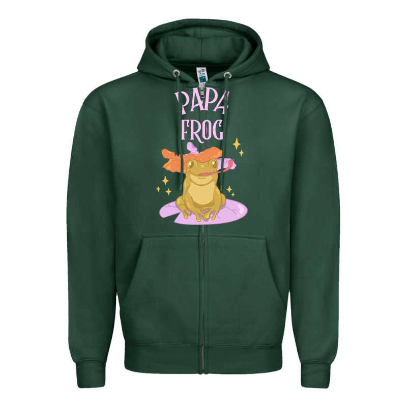 Papa Frog Zipper Hoodie by linhVisuals | Teevron