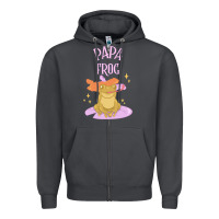 Smoke papa frog Zipper Hoodie - linhVisuals