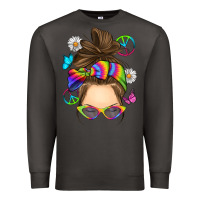 Smoke messy bun tie dye Premium Sweatshirt - RanaPortraitStore