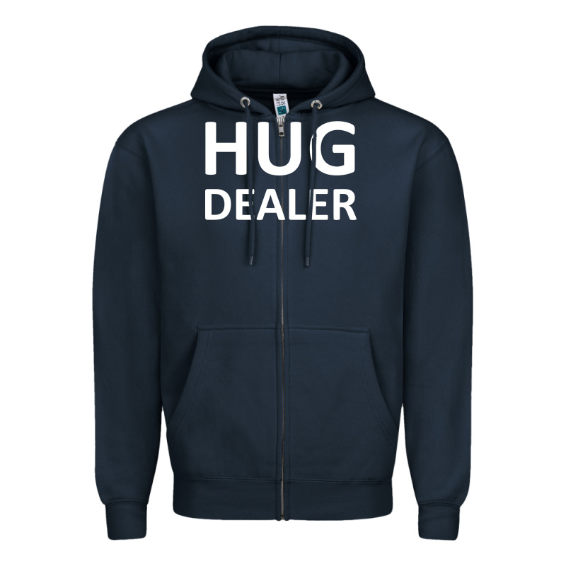 Hug Dealer Zipper Hoodie by linhVisuals | Teevron