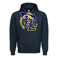 Navy battery creek high school, beaufort Zipper Hoodie - linhVisuals