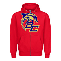 Red battery creek high school, beaufort Zipper Hoodie - linhVisuals