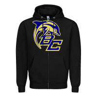 Black battery creek high school, beaufort Zipper Hoodie - linhVisuals