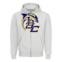 Dove Grey battery creek high school, beaufort Zipper Hoodie - linhVisuals