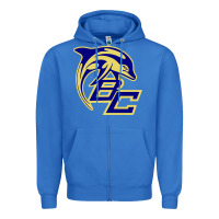 True Royal battery creek high school, beaufort Zipper Hoodie - linhVisuals