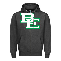 Charcoal Heather bishop england high school, charleston Zipper Hoodie - linhVisuals