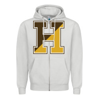 Dove Grey haverhill high school Zipper Hoodie - linhVisuals