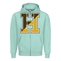 Seafoam haverhill high school Zipper Hoodie - linhVisuals