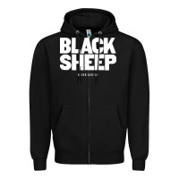 Black black sheep Zipper Hoodie - linhVisuals