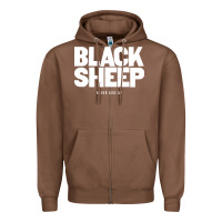 Chestnut black sheep Zipper Hoodie - linhVisuals