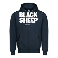 Navy black sheep Zipper Hoodie - linhVisuals