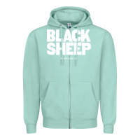 Seafoam black sheep Zipper Hoodie - linhVisuals