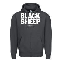 Smoke black sheep Zipper Hoodie - linhVisuals