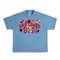 Pebble Blue One loved gigi Urban Heavy Tee - FaDigitalArtStudio