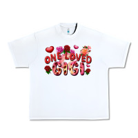 White One loved gigi Urban Heavy Tee - FaDigitalArtStudio
