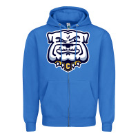 True Royal chelse bulldogs Zipper Hoodie - linhVisuals