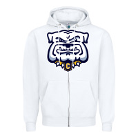 White chelse bulldogs Zipper Hoodie - linhVisuals
