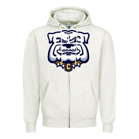 Oatmeal Heather chelse bulldogs Zipper Hoodie - linhVisuals