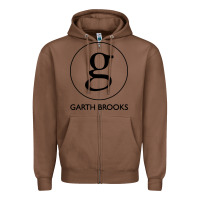 Chestnut garth brooks Zipper Hoodie - linhVisuals