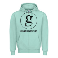 Seafoam garth brooks Zipper Hoodie - linhVisuals
