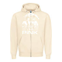 Sandshell gift for men kissing the pink Zipper Hoodie - linhVisuals